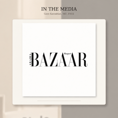 Dr. Garo Kassabian in Harpers Bazaar Arabia